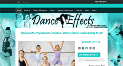 Desktop Screenshot of danceeffects.com