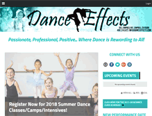 Tablet Screenshot of danceeffects.com